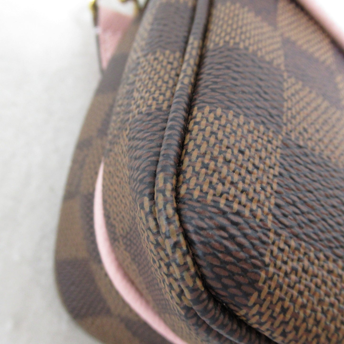 LOUIS VUITTON Clapton Shoulder Bag Pink Magnolia Damier PVC coated canvas N44244