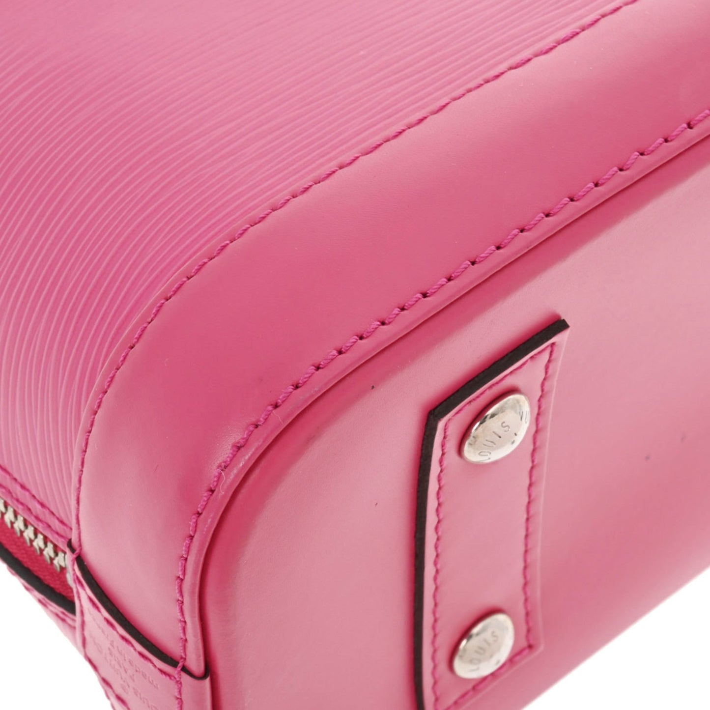 LOUIS VUITTON Epi Alma BB Hot Pink M42048 Women's Leather Handbag