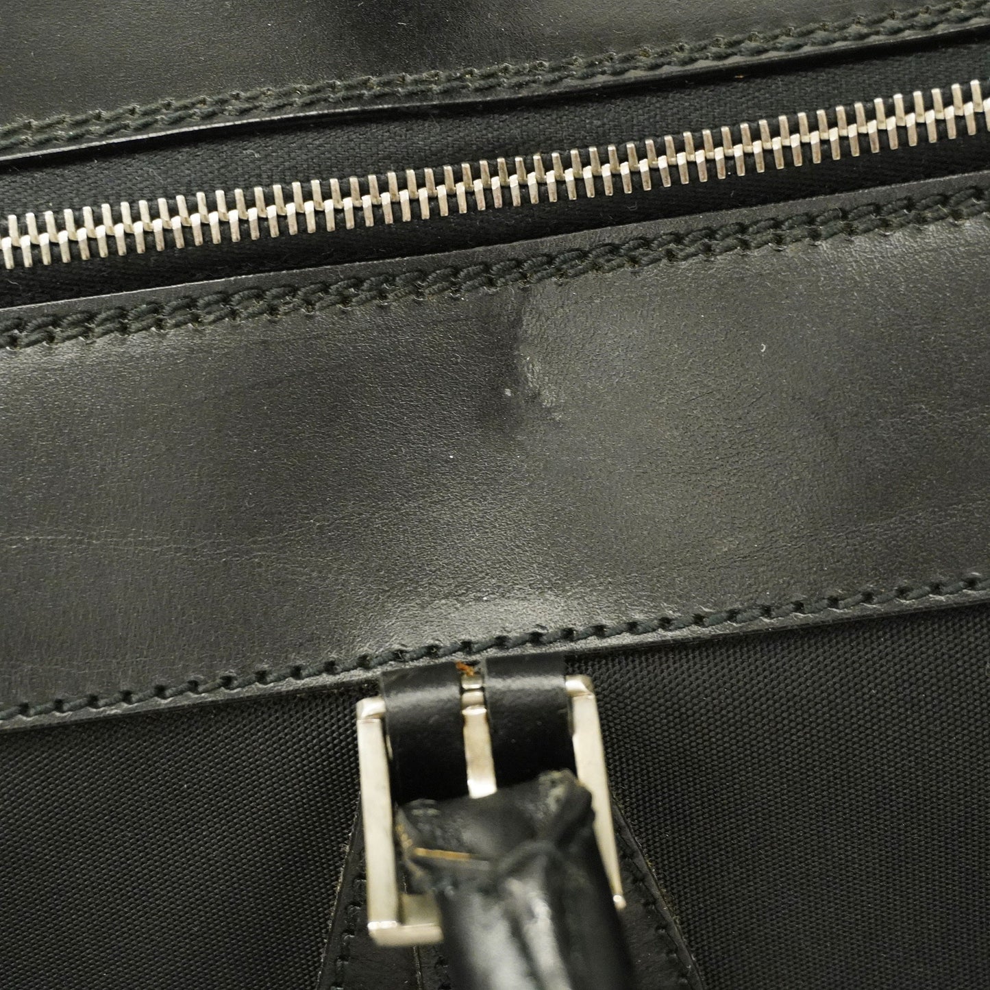 Gucci  Boston Bag 201847 Men,Women,Unisex Leather,Nylon Boston Bag Black