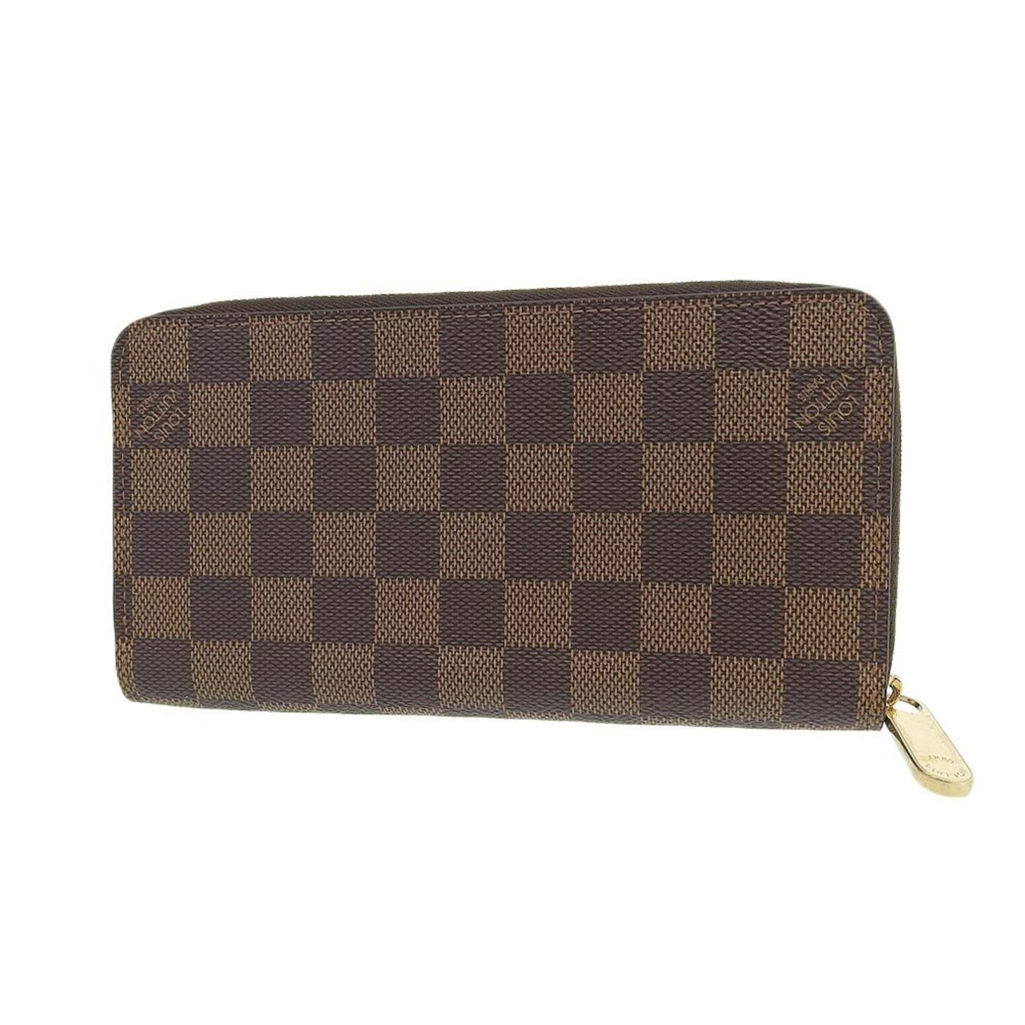 Louis Vuitton Damier Ebene Zippy Wallet Round Zipper Long N41661