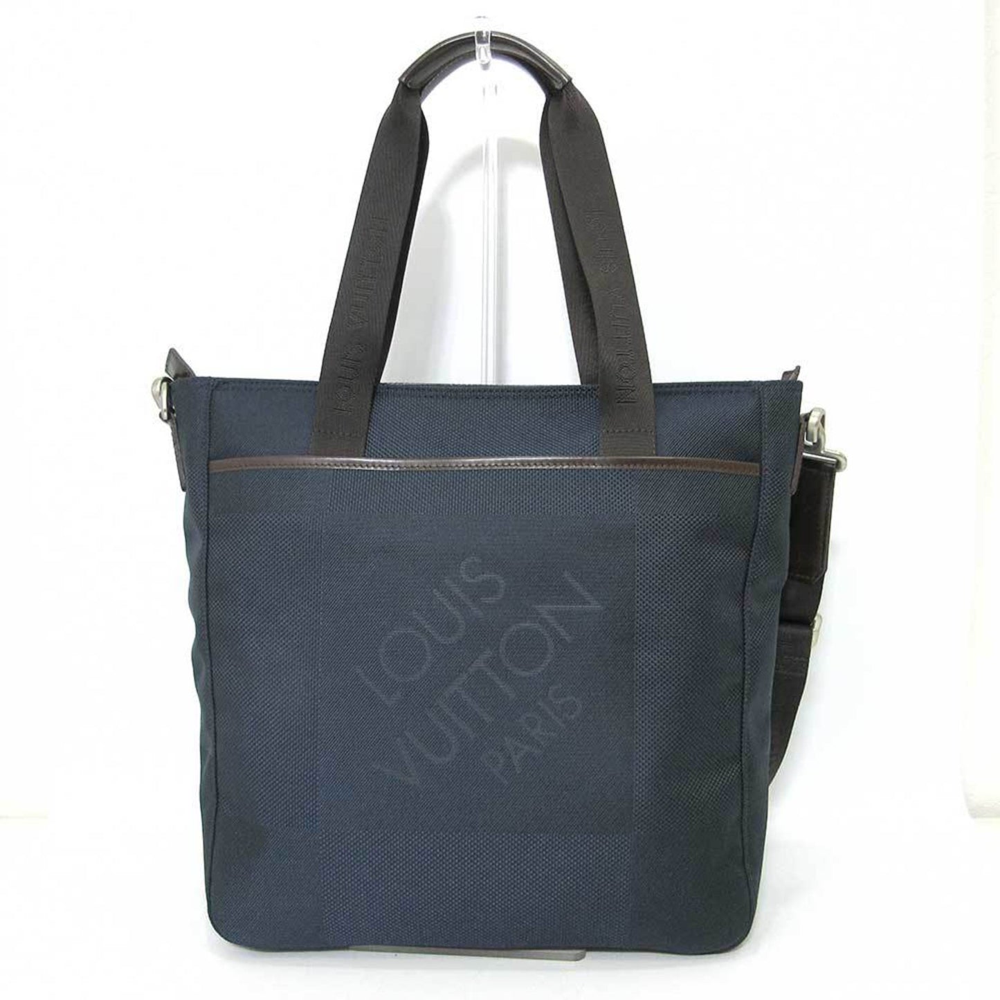 LOUIS VUITTON Bag Jongleur Blue Ocean Navy Tote Shoulder Crossbody 2way Men's Damierjean N48089 LOUISVUITTON