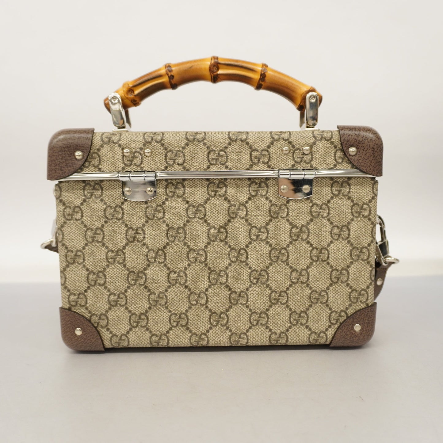 Gucci  Bamboo 2WAY Bag 533623 Women's GG Supreme,Leather Handbag,Shoulder