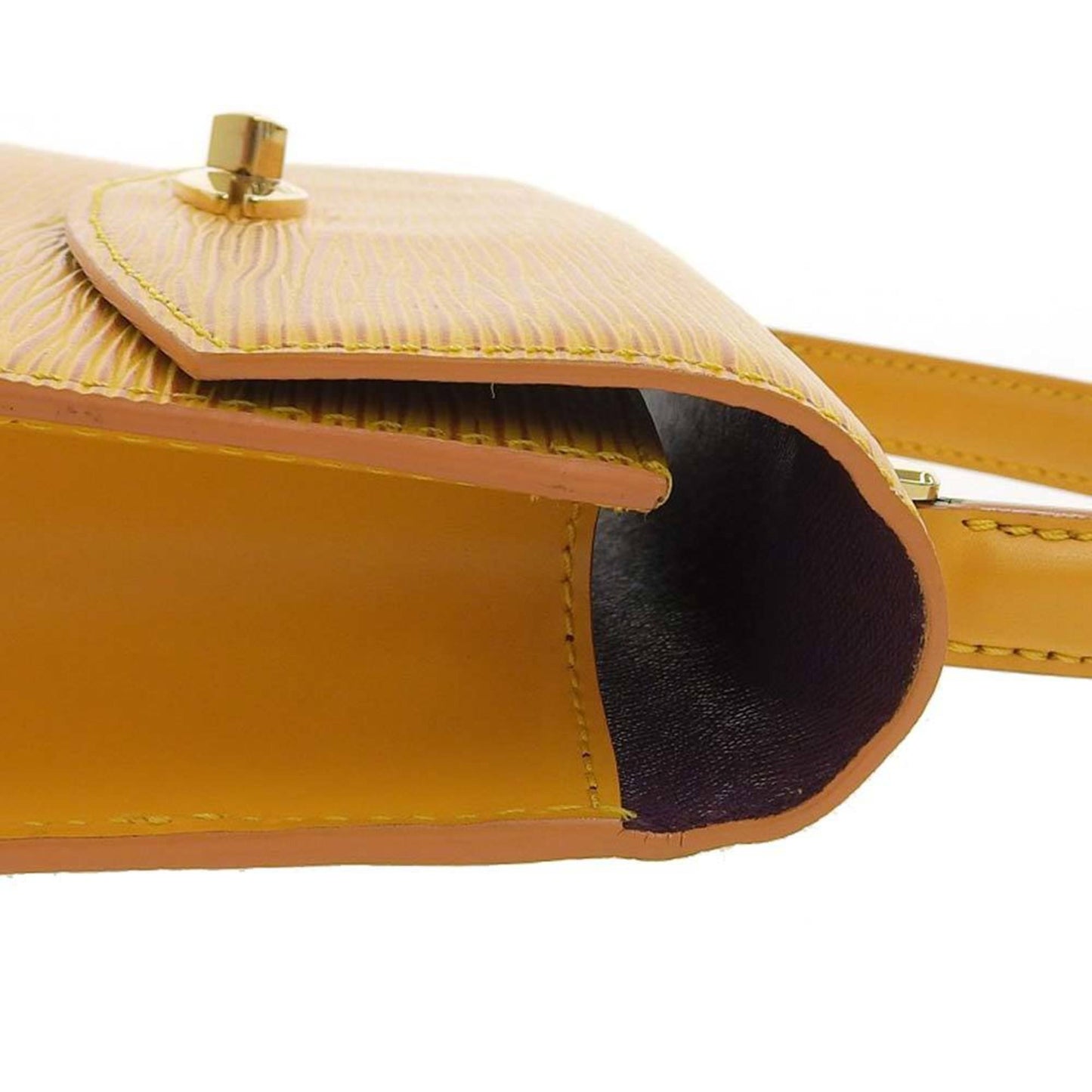 Louis Vuitton Epi Malesherbe Handbag Yellow M52379