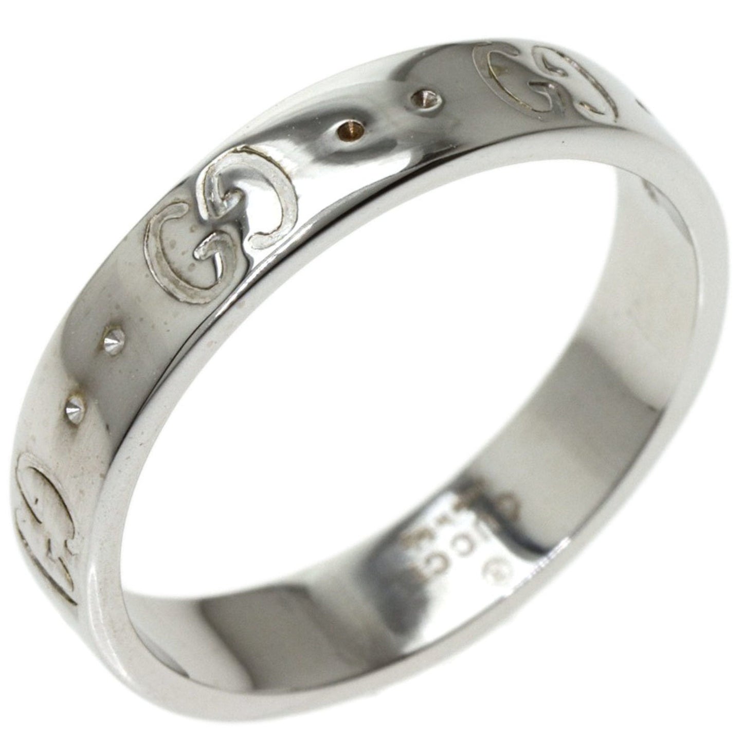 Gucci Icon #13 Ring K18 White Gold Ladies GUCCI