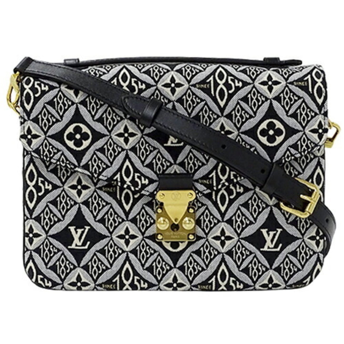 LOUIS VUITTON Bag Monogram Jacquard SINCE 1854 Ladies Handbag Shoulder Pochette Metis MM Gray M57272 2020 Collection