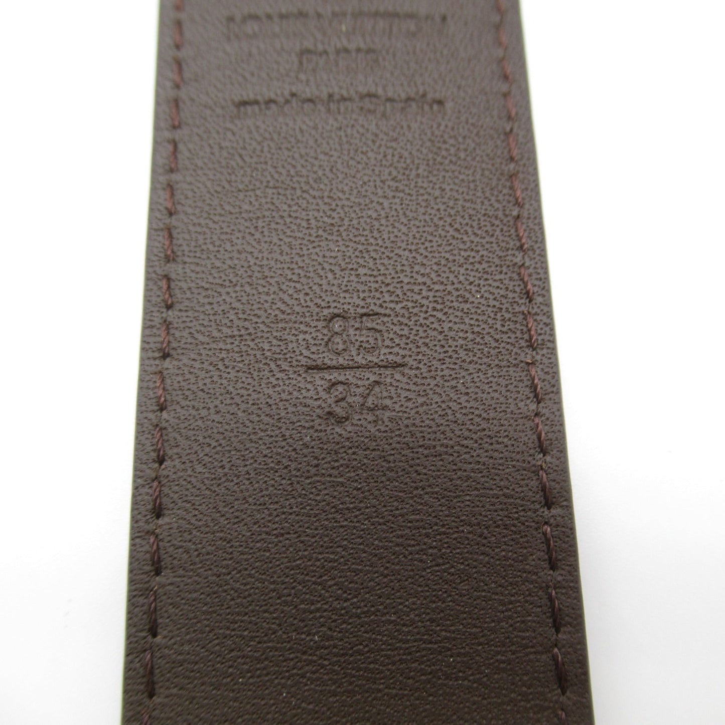 LOUIS VUITTON Ceinture 33.5" Brown Monogram PVC coated canvas M6887V