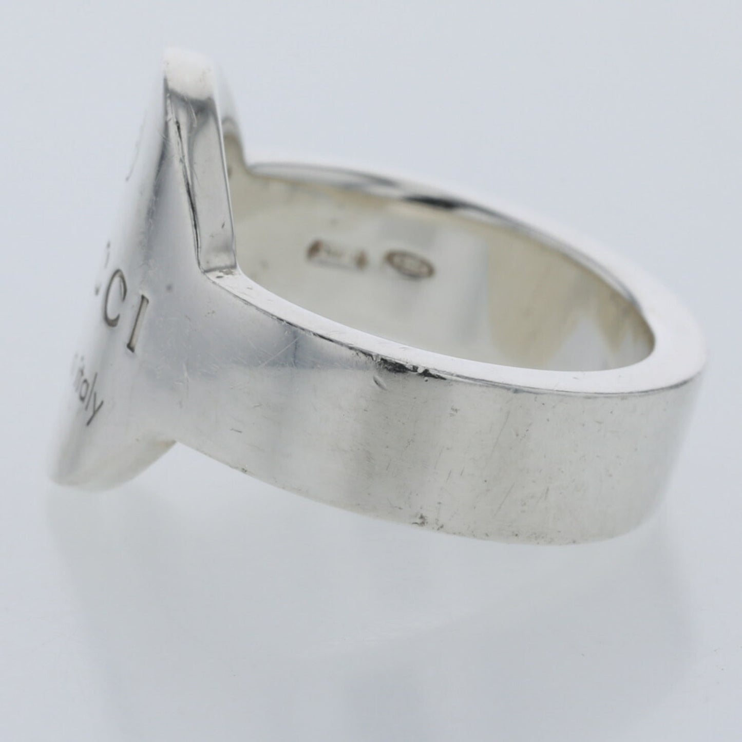 Gucci Ring Plate Silver 925 Upper No. 11 Lower 12 Ladies GUCCI
