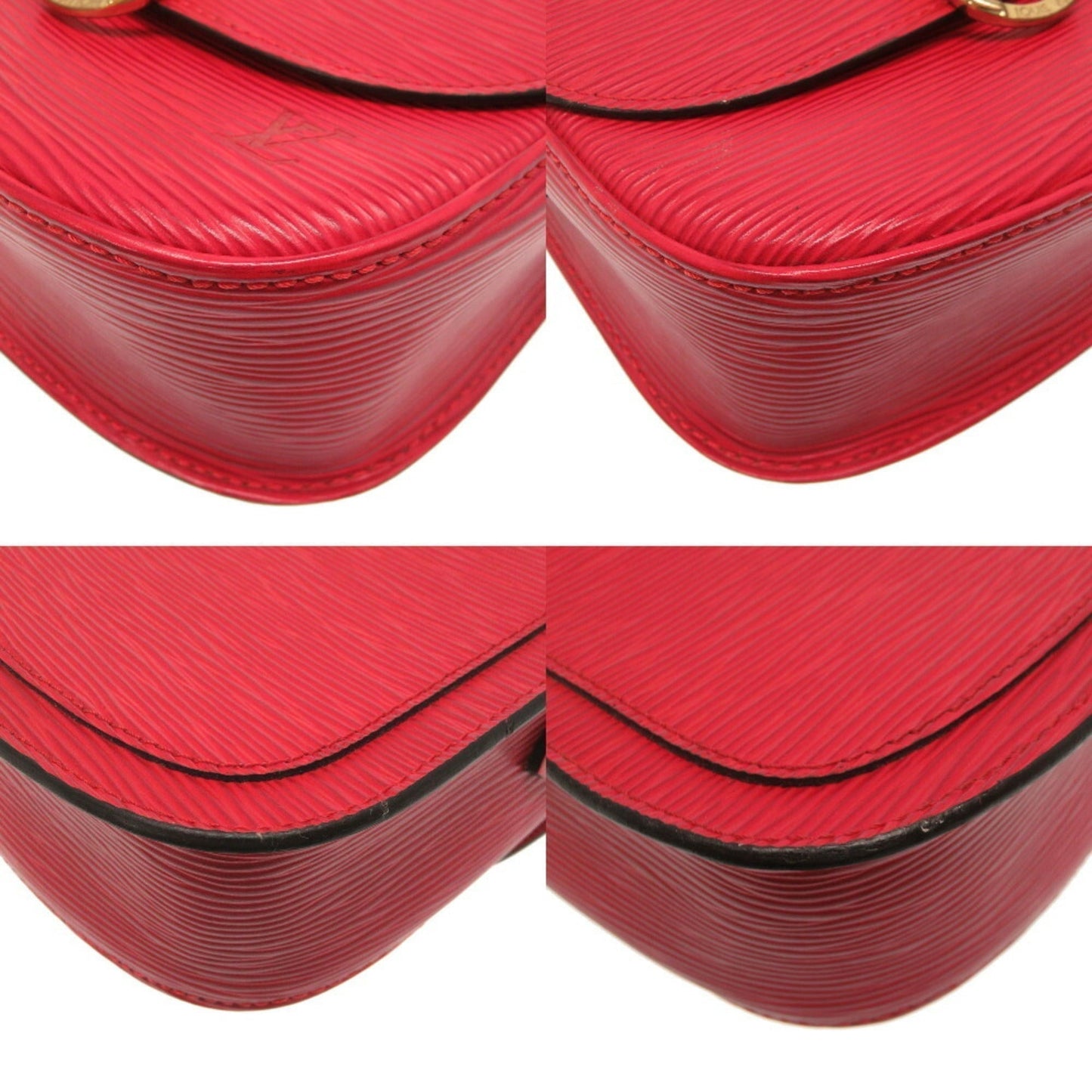 Louis Vuitton Epi Mini Saint-Cloud Castilian Red M52217 Shoulder Bag