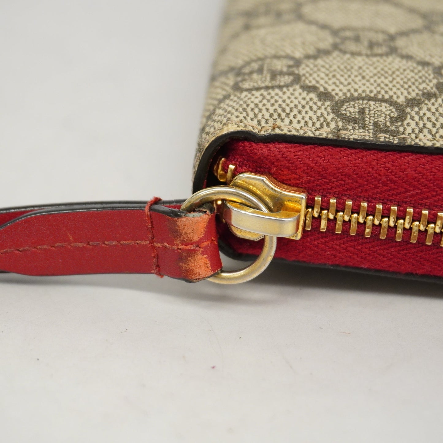 Gucci  Mystic Cat 499382 Gold Hardware Women's GG Supreme,Leather Wallet