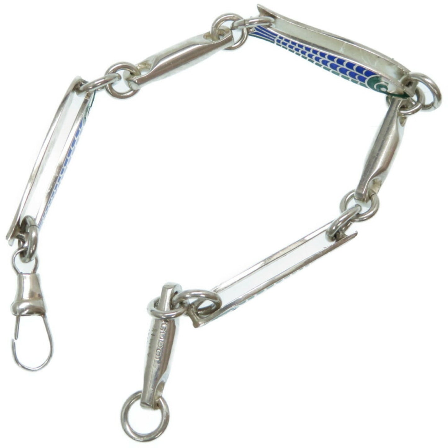 Gucci Fish Motif Silver Bracelet Vintage 925 Accessories