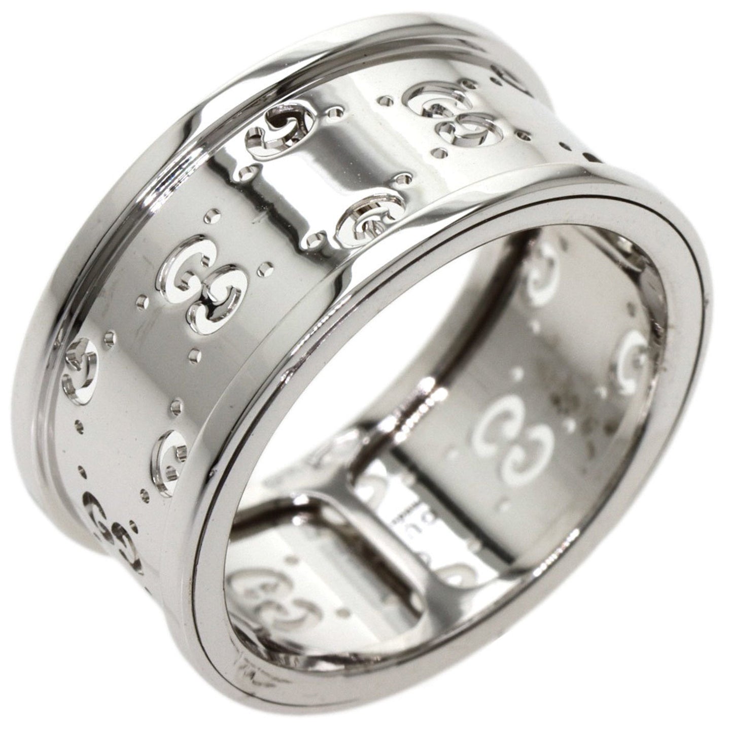 Gucci Icon #16 Ring K18 White Gold Ladies GUCCI