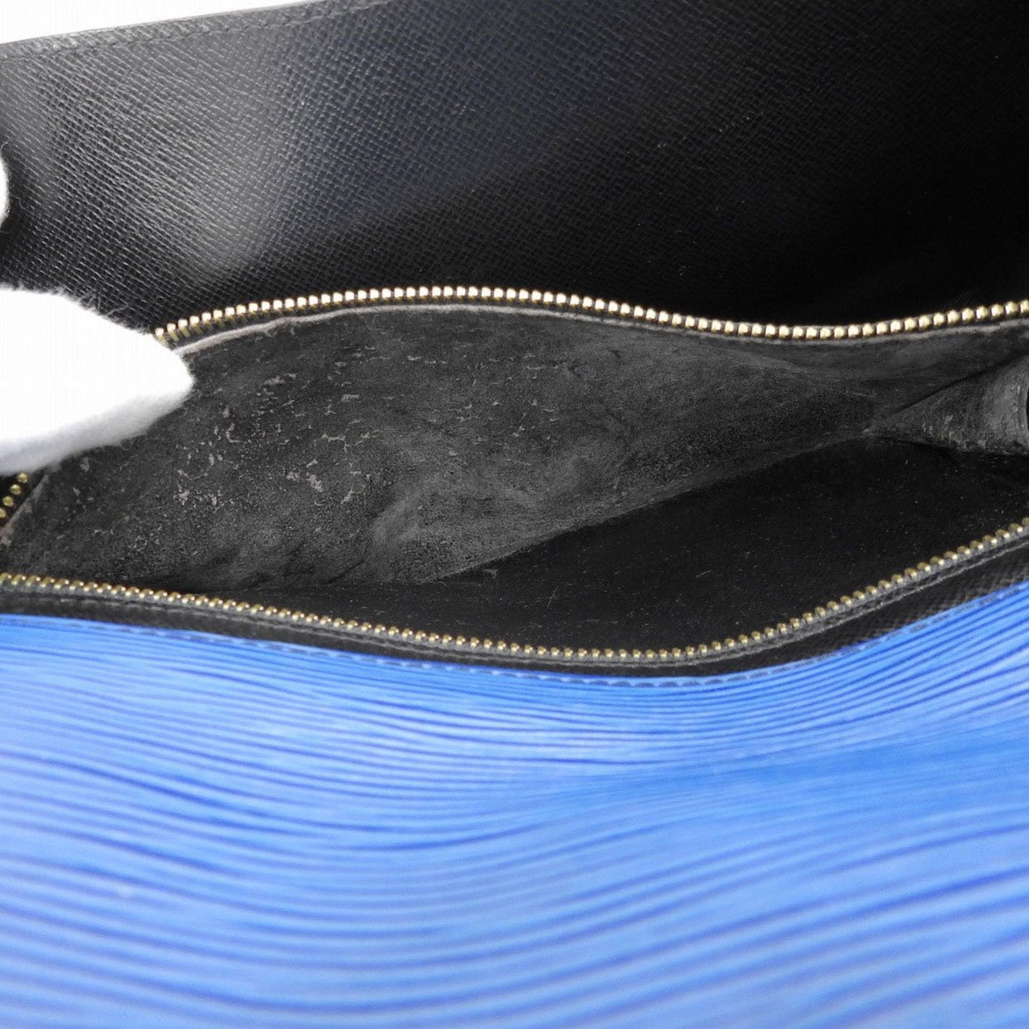 Louis Vuitton Epi Art Deco Second Bag Clutch Toledo Blue M52635