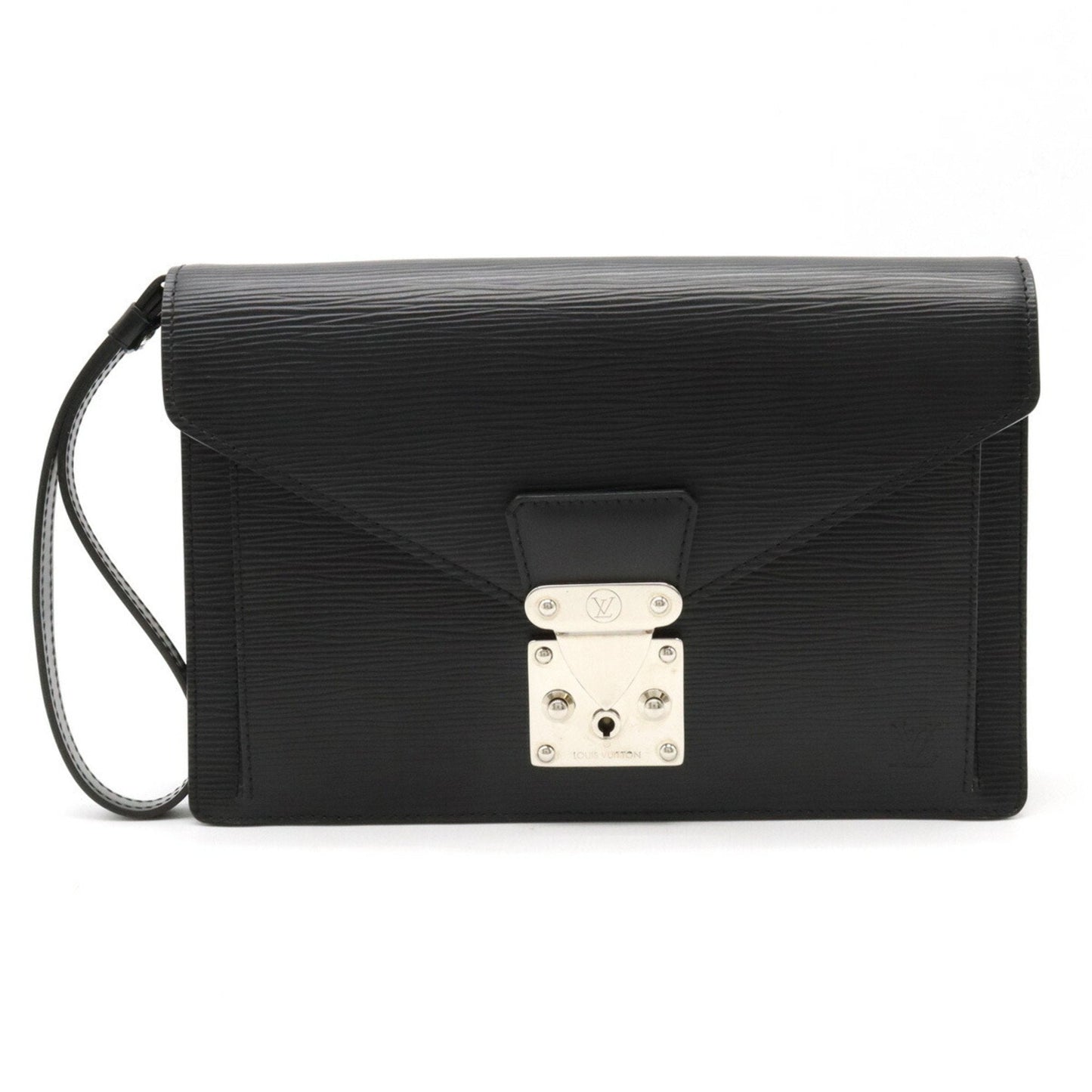 LOUIS VUITTON Epi Pochette Serie Dragonne Second Bag Noir Black Non-sticky M52762