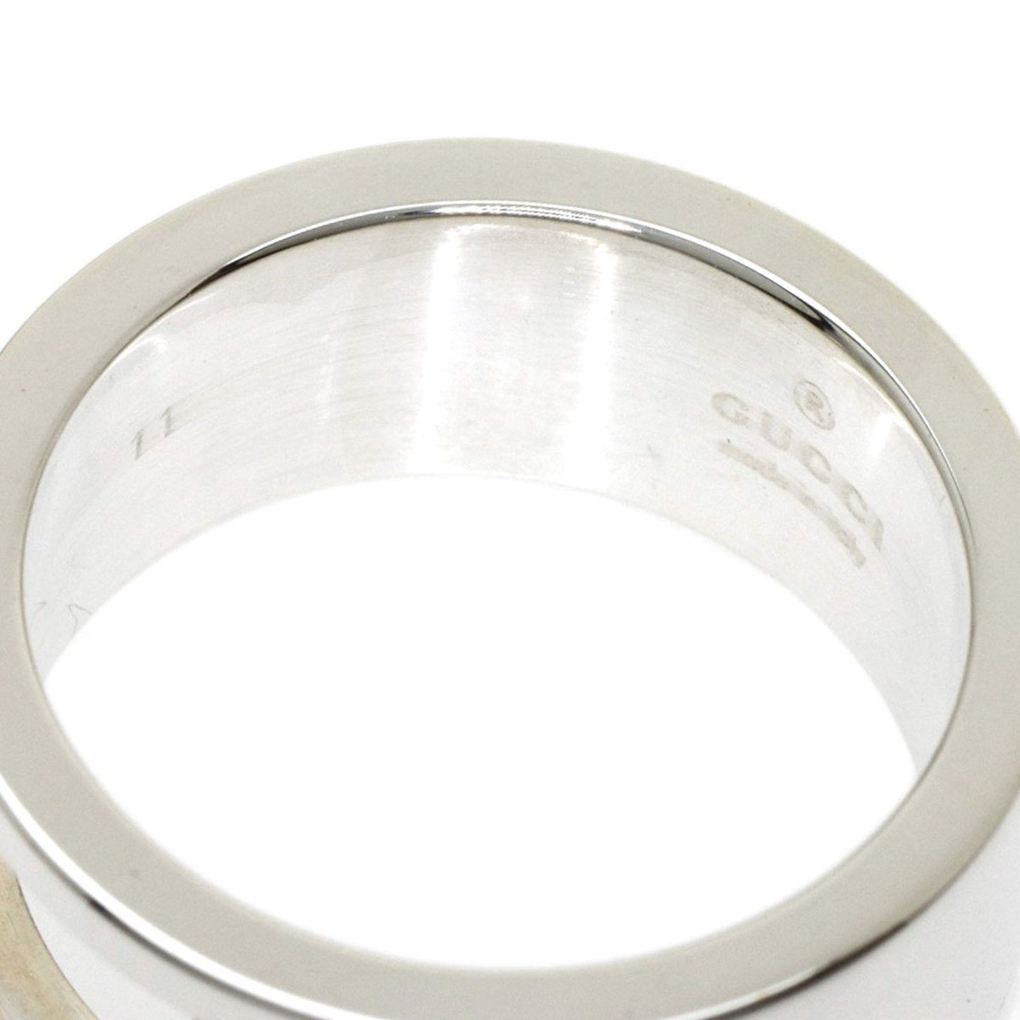 Gucci G #11 ring/ring silver women's GUCCI