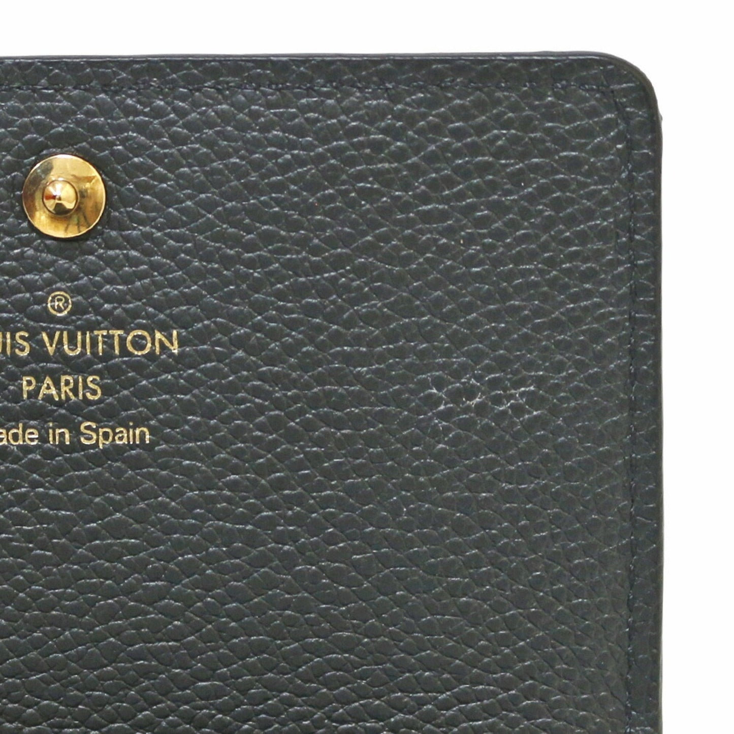 Louis Vuitton Card Case Monogram Amplant Initials Amberop Cult de Visit M58456 Black Ladies