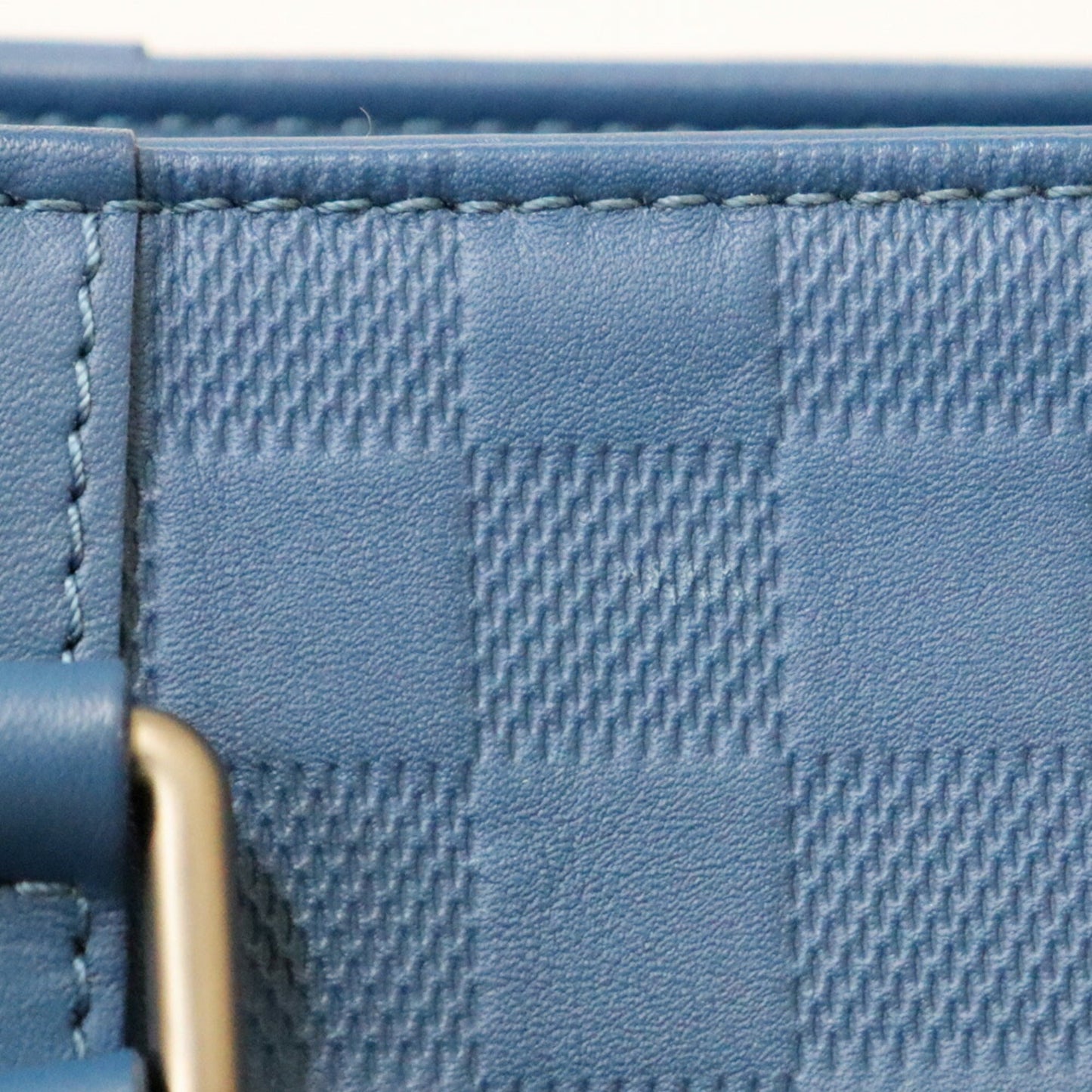 Louis Vuitton Bag Damier Amphini Shoulder Bag, Tadao PM N41352 Neptunia Blue Men's Leather
