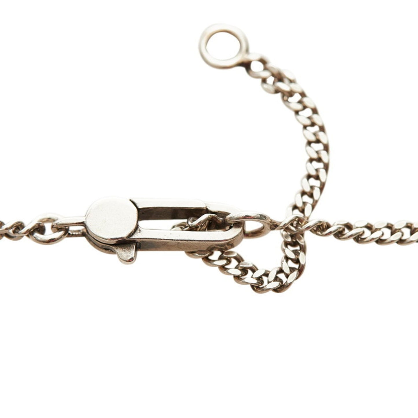 Gucci Diamante Motif Necklace Silver Red Green SV925 Ladies GUCCI