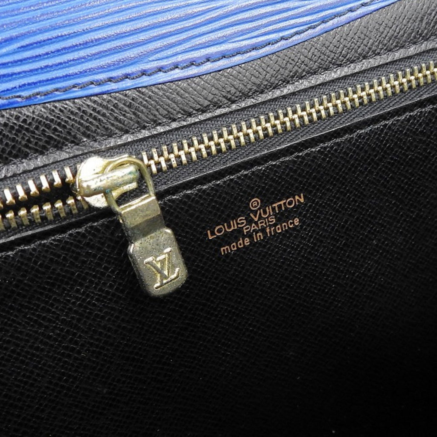 Louis Vuitton Epi Art Deco Second Bag Clutch Toledo Blue M52635