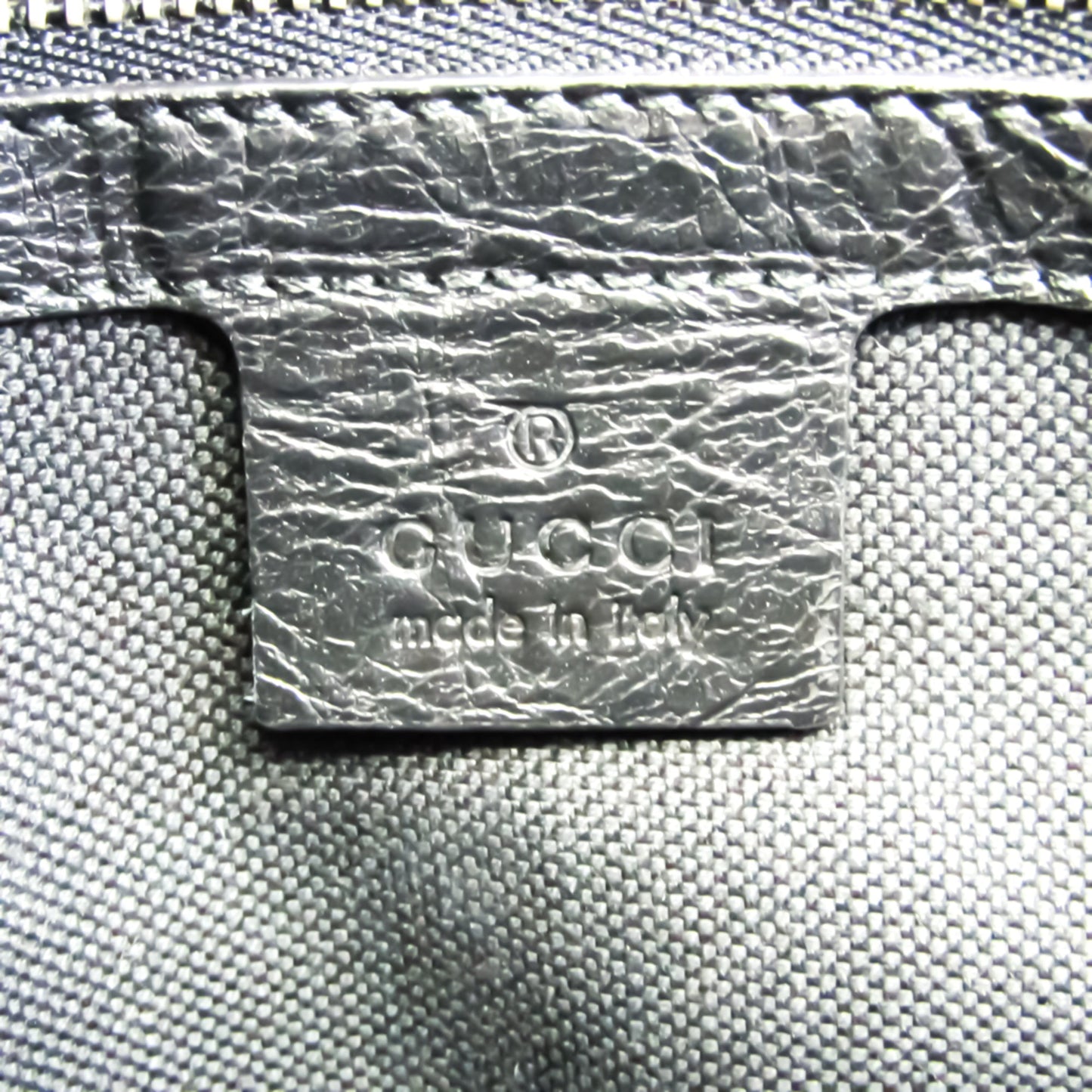 Gucci Unisex Leather Clutch Bag Black