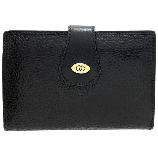 Gucci Purse Old Leather Black 035 327 GUCCI Bi-Fold