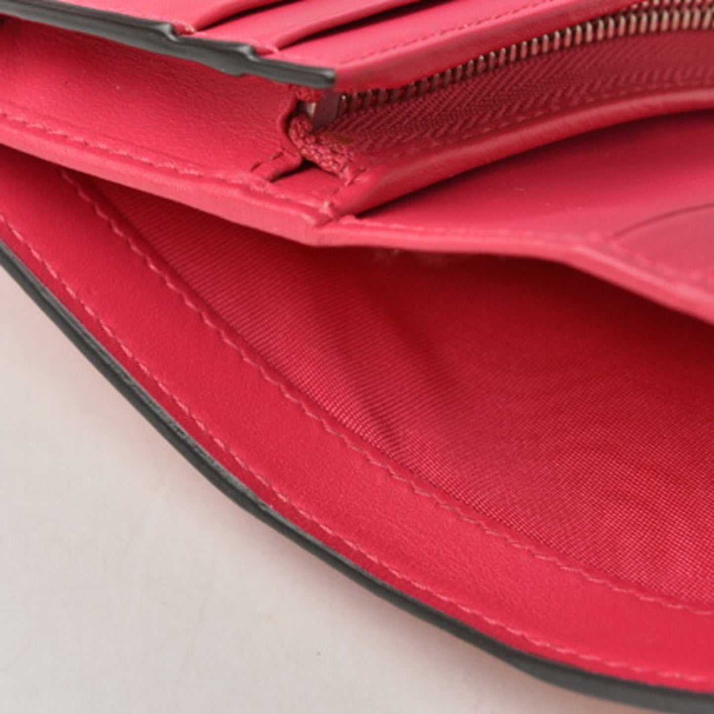 Gucci Mini Wallet/Coin Case GUCCI GUCCY Folding Wallet SEGA Collaboration Pink/Gold Leather