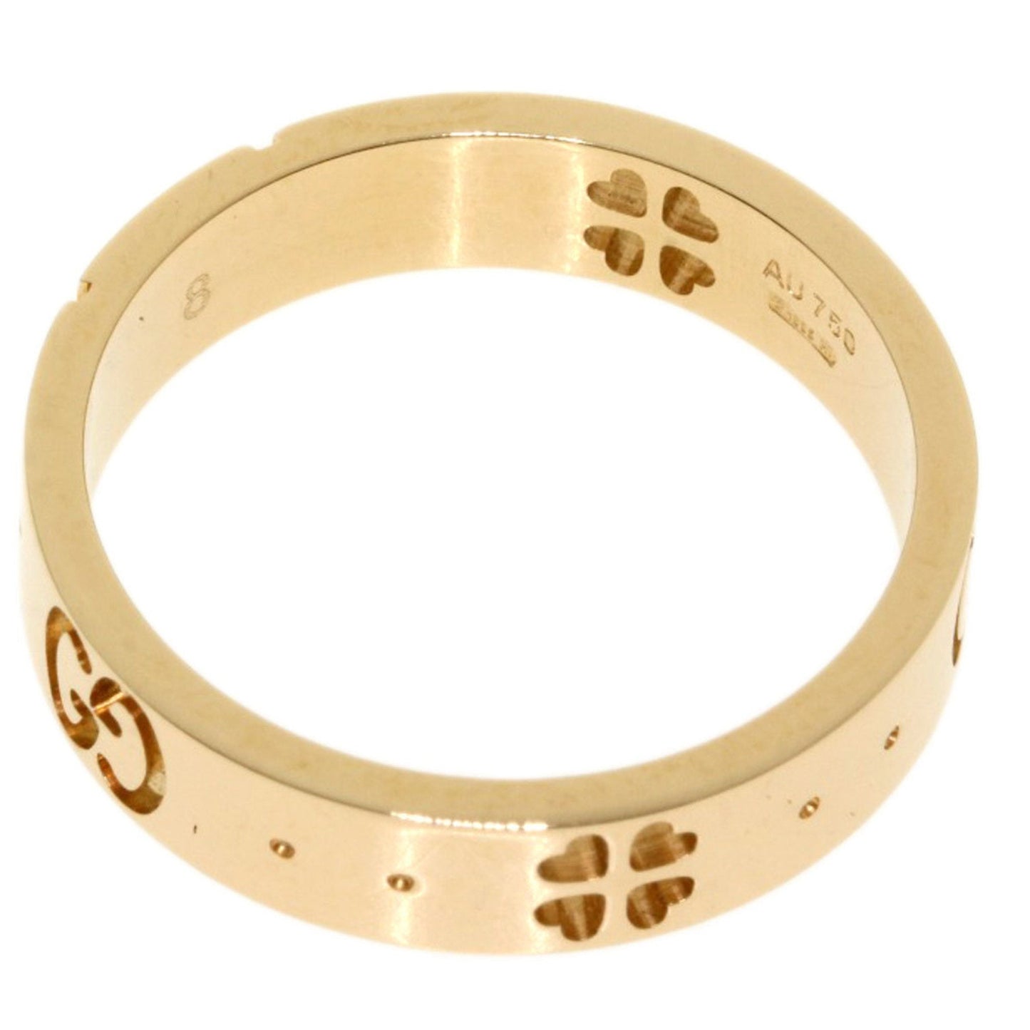 Gucci Icon Amor Forever # 8 Ring / K18 Pink Gold Ladies GUCCI