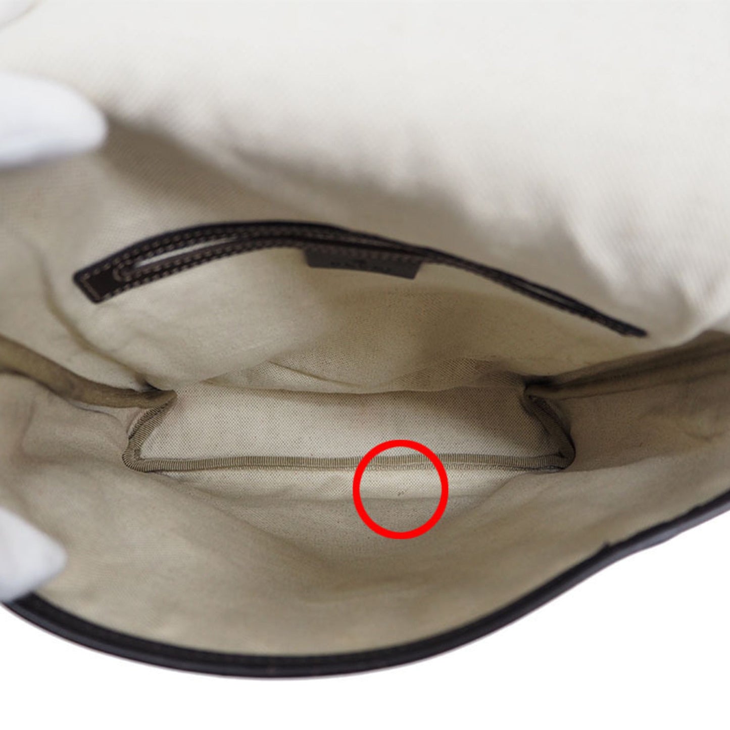 Gucci GG Supreme Shoulder Bag 223666 Beige