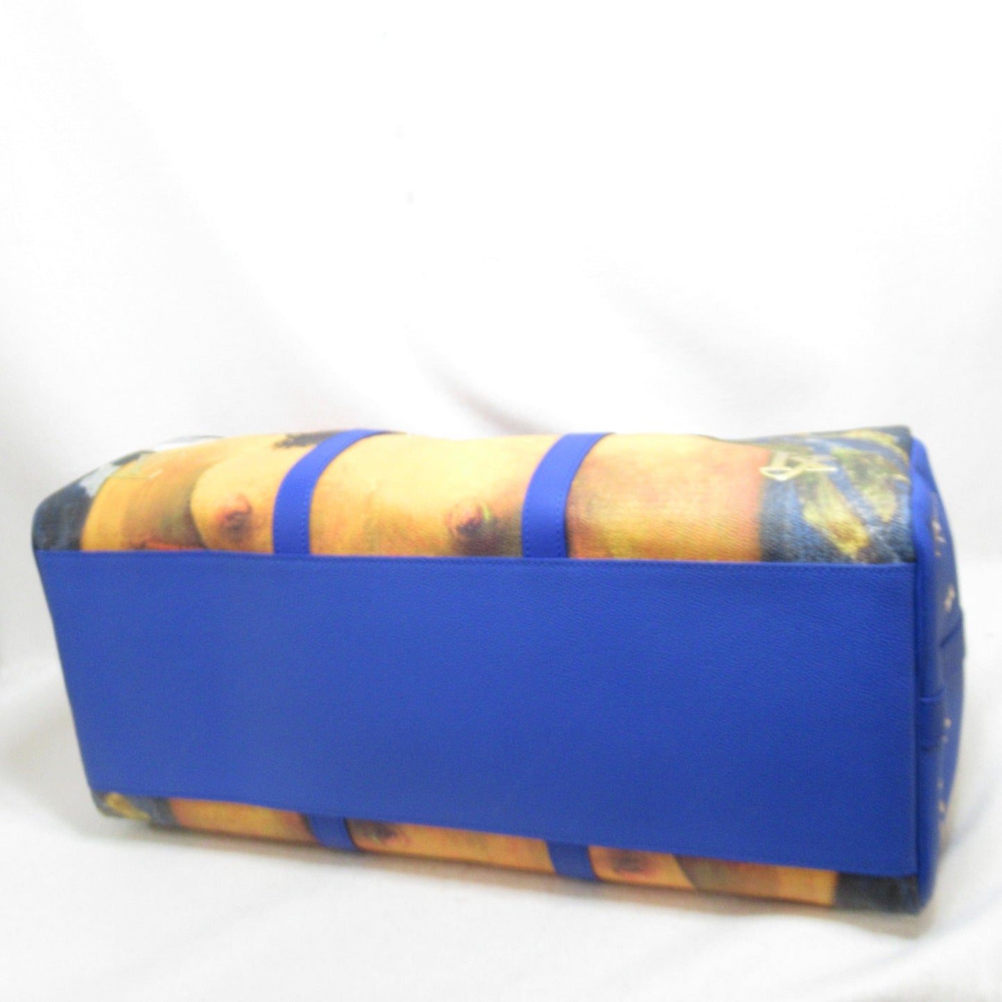 LOUIS VUITTON Gauguin Keepall Bandouliere 50 Boston Bag Blue PVC coated canvas Masters collection