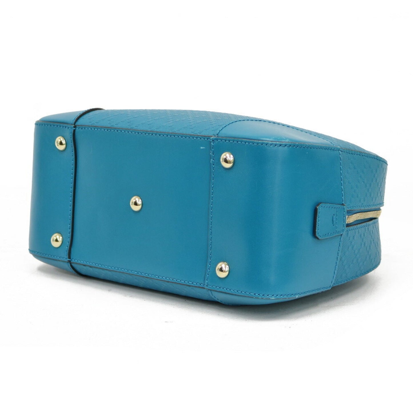 Gucci Shoulder Bag Bright Diamante Handbag Blue Ladies