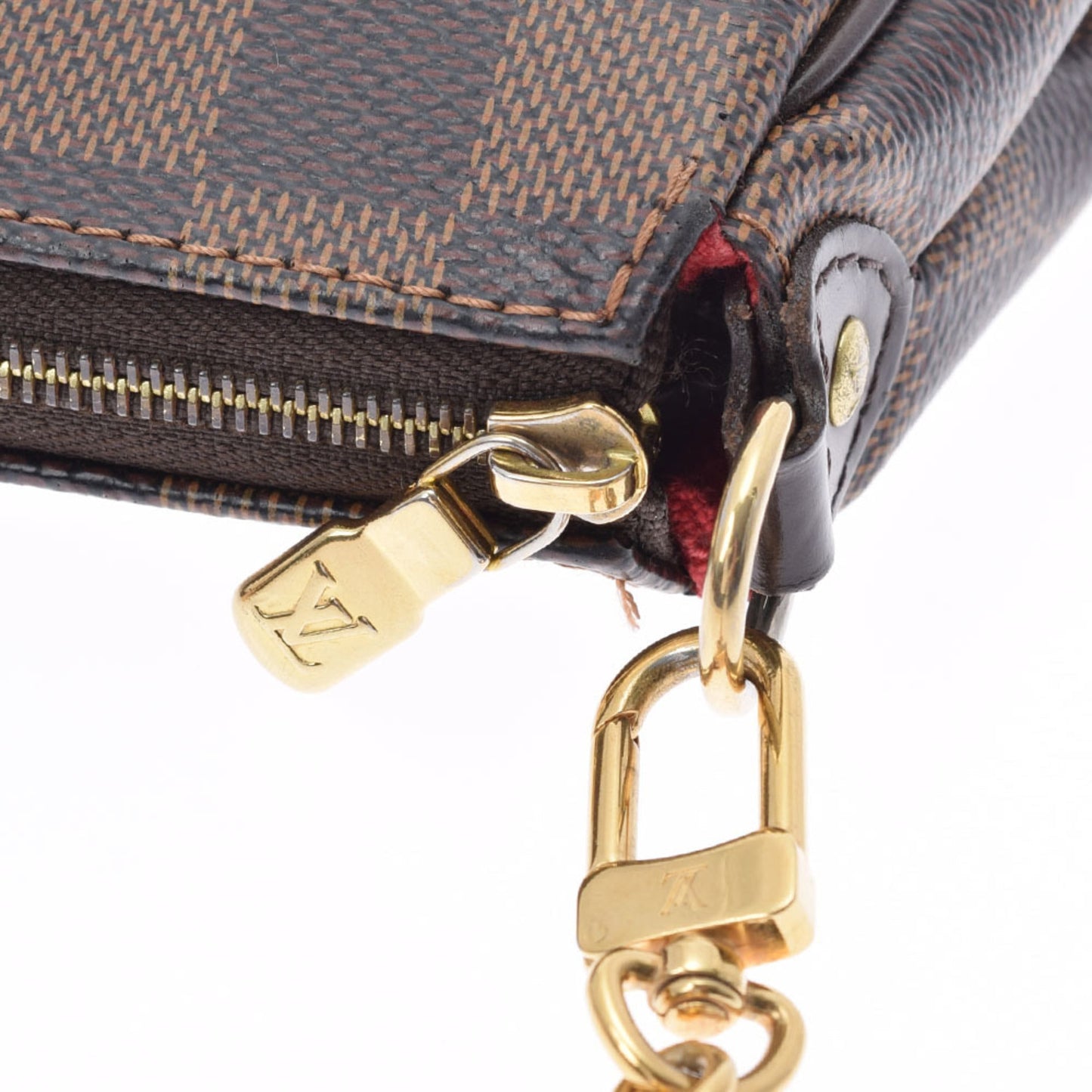 Louis Vuitton Damier Eva Brown N55213 Ladies Canvas Shoulder Bag