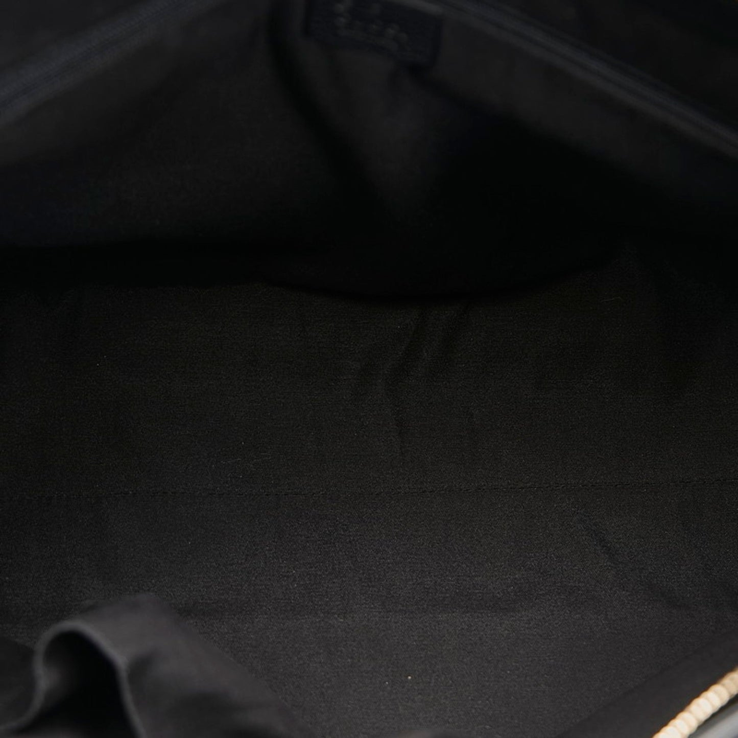 Gucci bamboo tassel tote bag shoulder 365345 black leather ladies Gucci