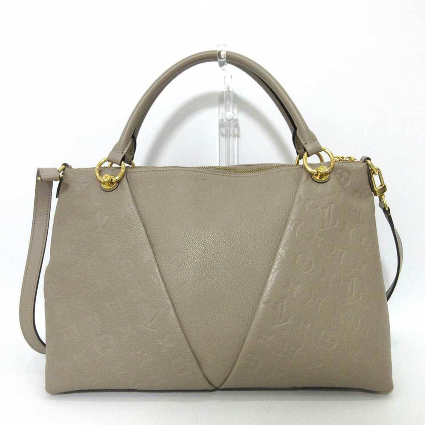 LOUIS VUITTON Bag V Tote MM Tourtrail Beige Hand Shoulder Women's Monogram Implant M44884 LOUISVUITTON