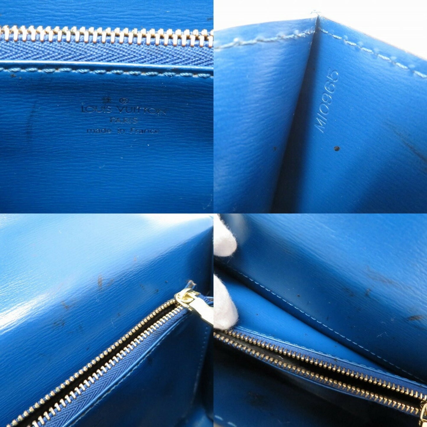Louis Vuitton Epi Marzelb Handbag M52375 Toledo Blue