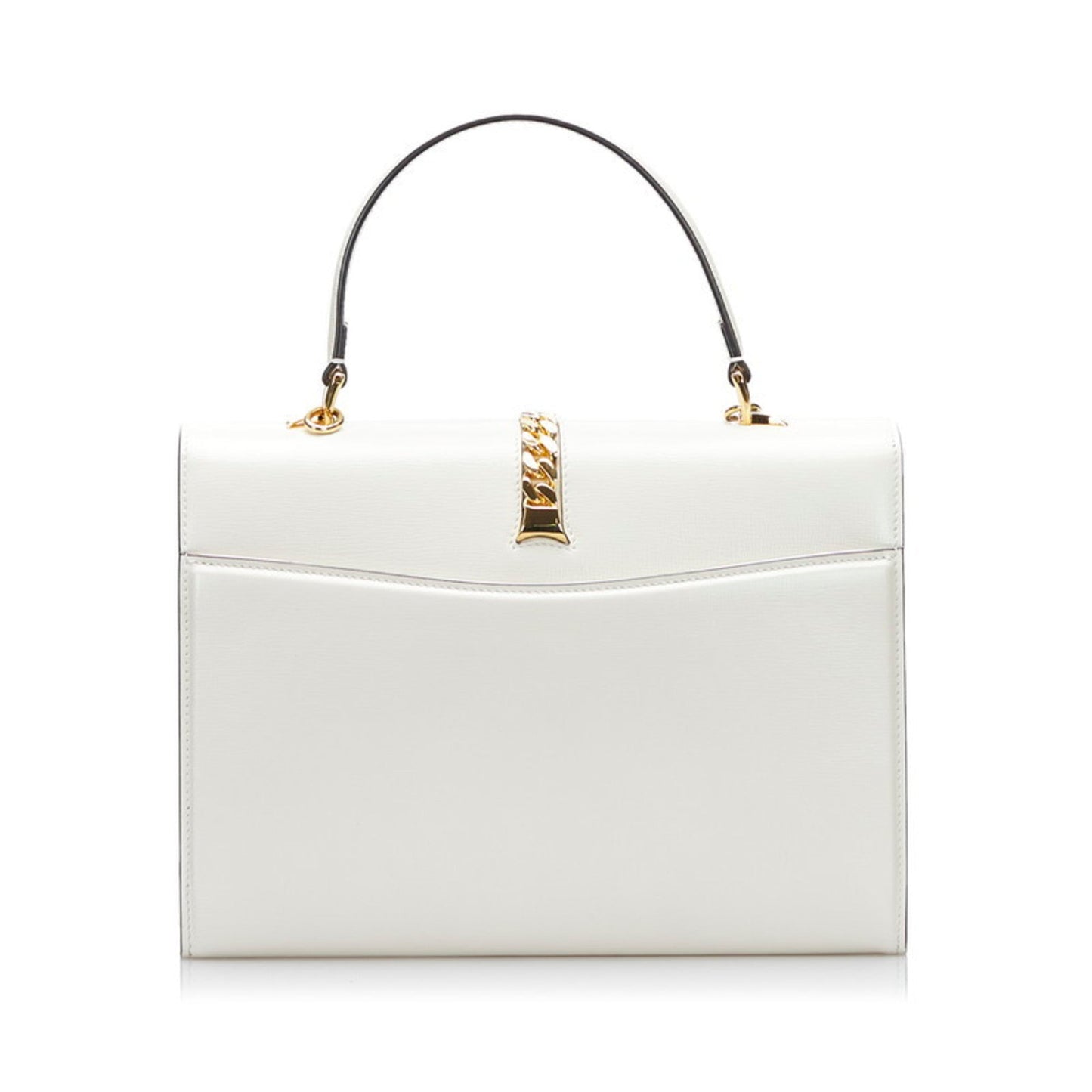 Gucci handbag shoulder bag 602781 white leather ladies Gucci