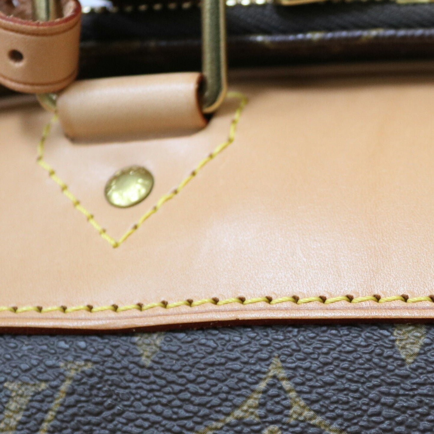 Louis Vuitton Boston Bag Monogram Alize de Poche M41392 Brown Women's Men's Canvas