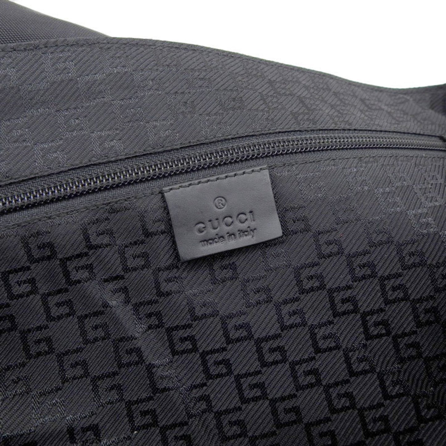 Gucci Bag men's shoulder canvas black 122374
