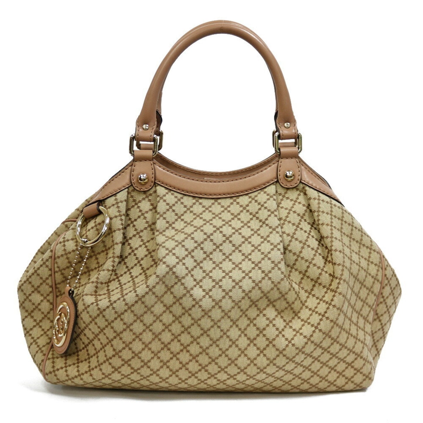 Gucci Handbag Diamante Beige Women's Men's