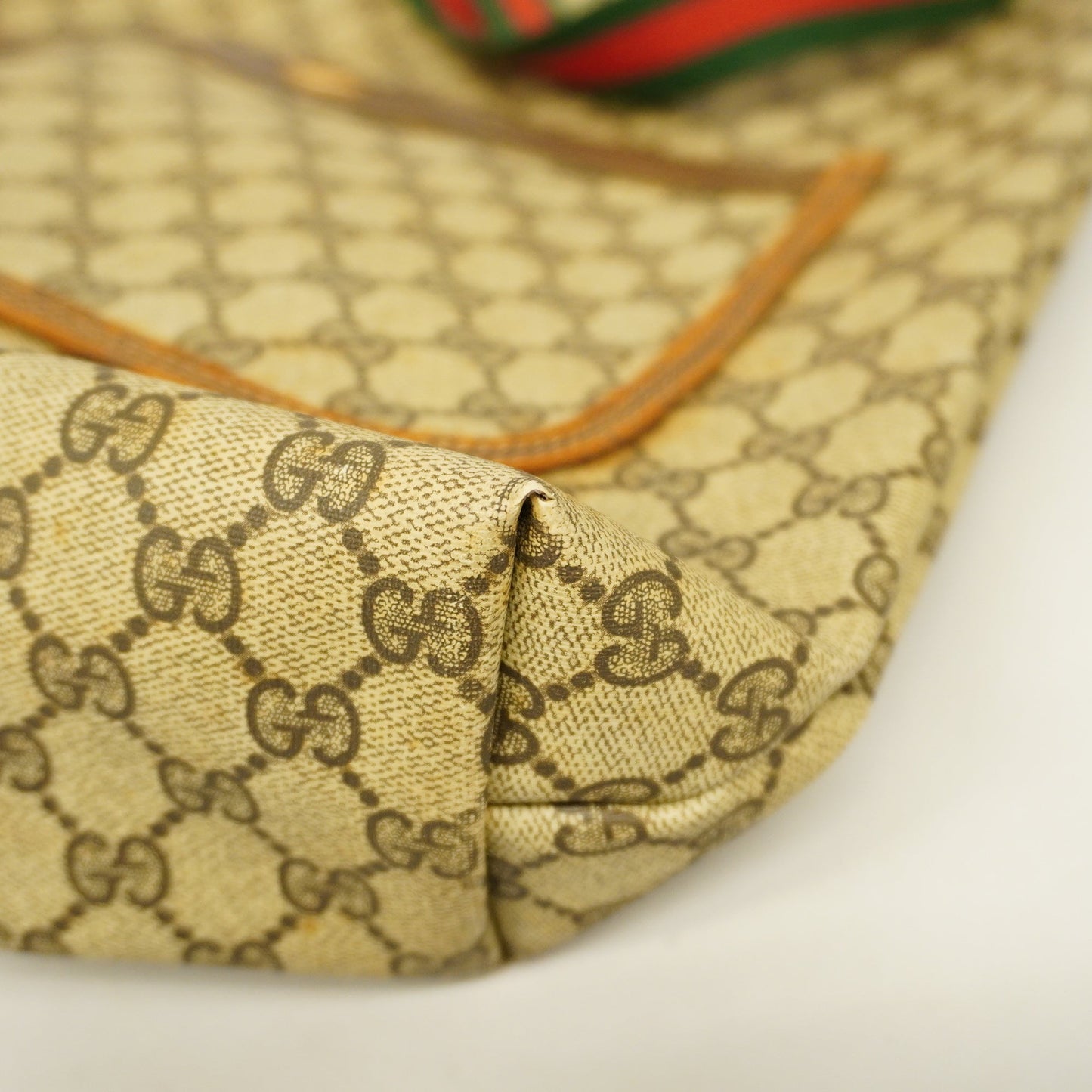 Gucci  Sherry Line Tote Bag Women's GG Supreme Tote Bag Beige