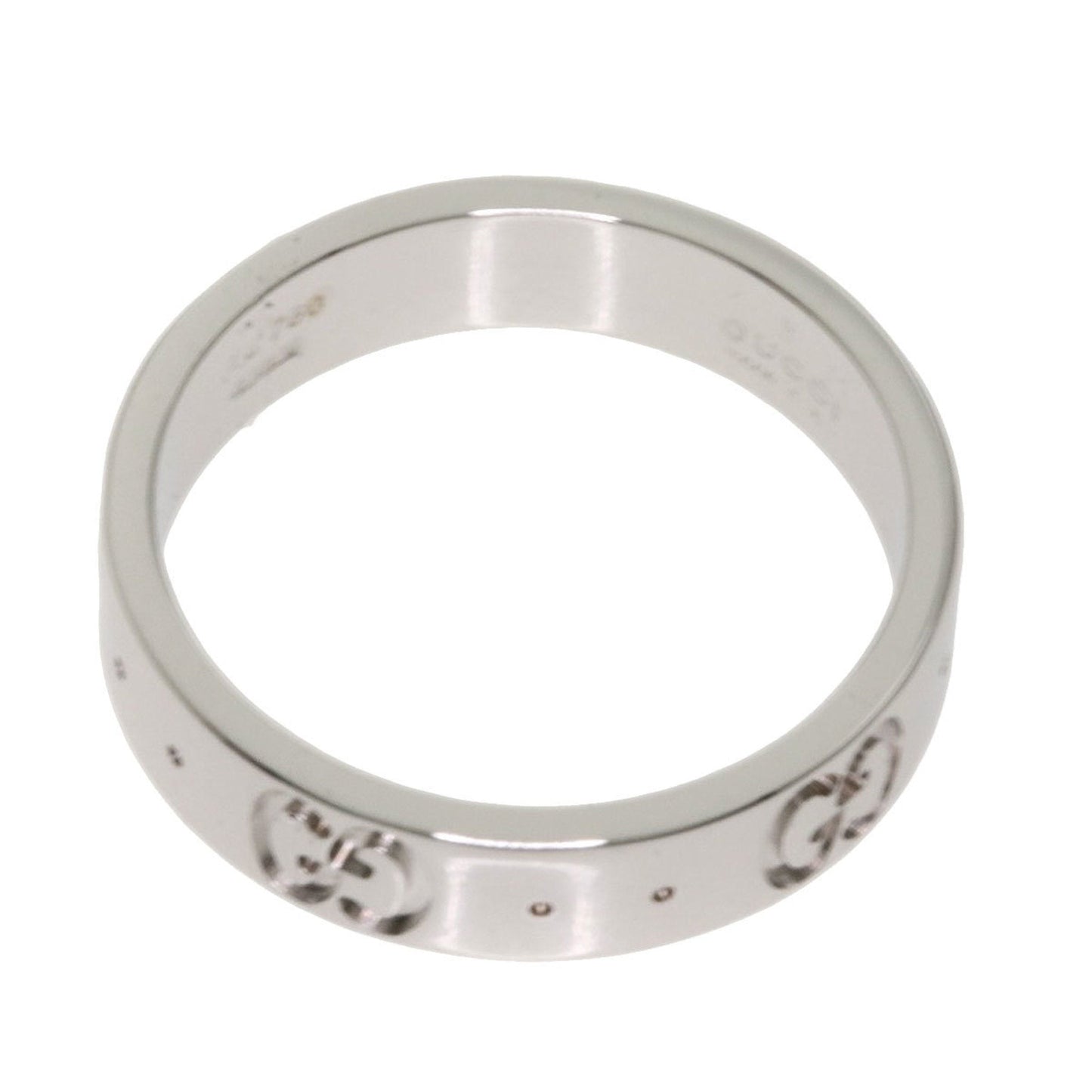 Gucci Icon # 8 Ring / K18 White Gold Ladies
