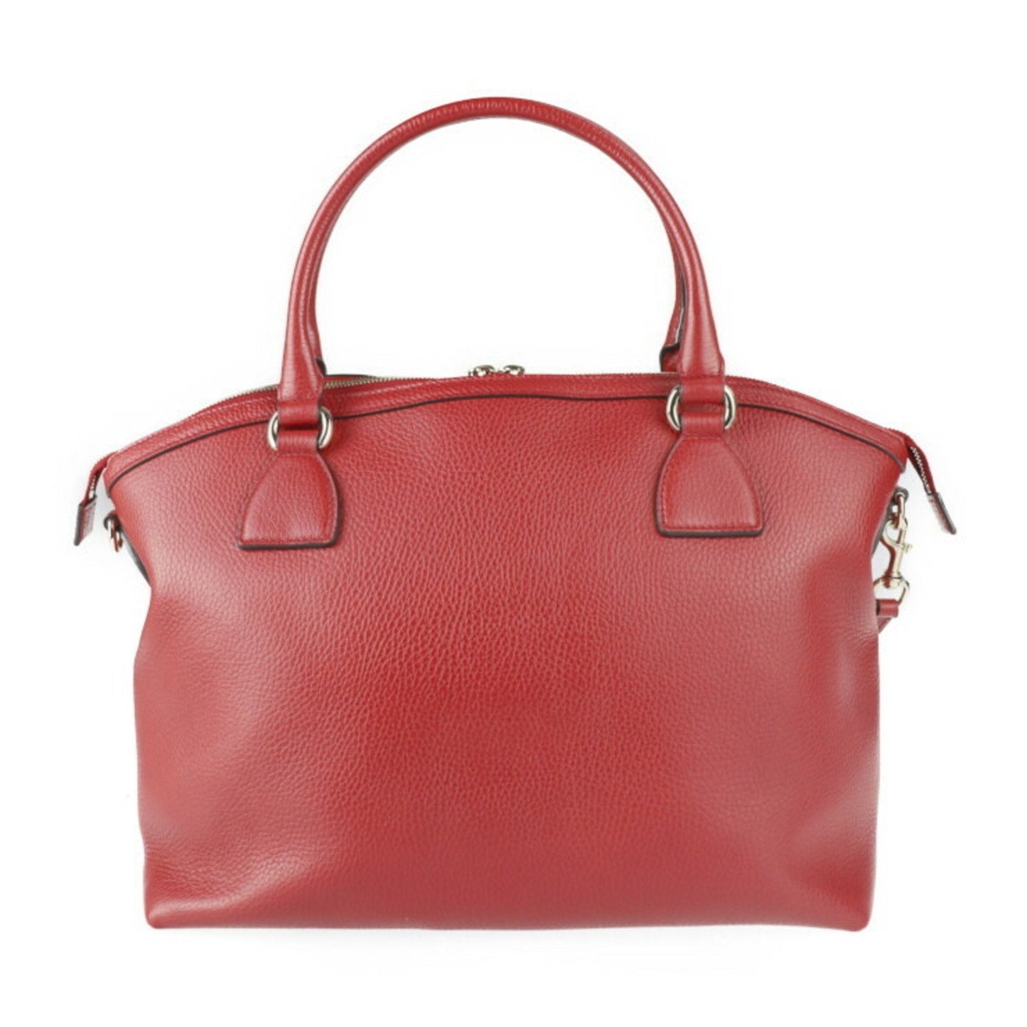 Gucci handbag 449660 leather red gold metal fittings 2WAY shoulder bag GG charm