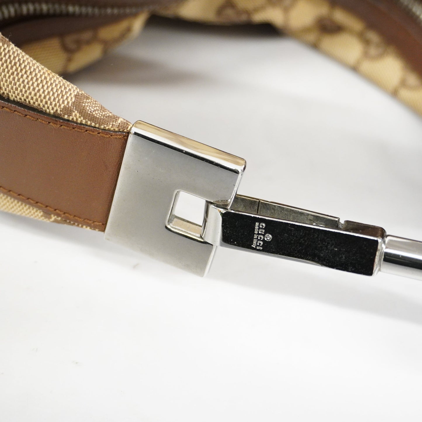 GUCCI  Shoulder Bag 001 3814 GG Canvas,Leather Shoulder Bag Beige,Brown