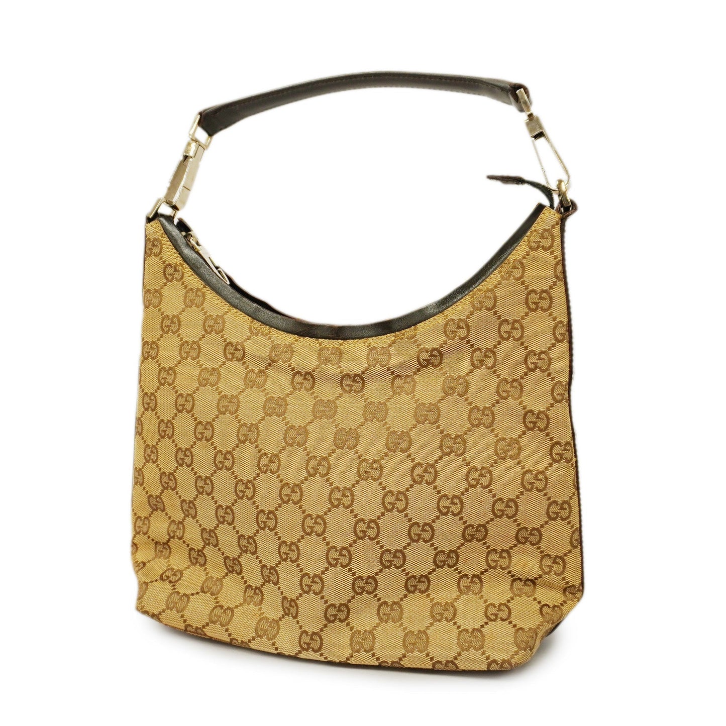 GUCCI  GG Canvas Handbag 000 0602 Women's Handbag Beige,Brown
