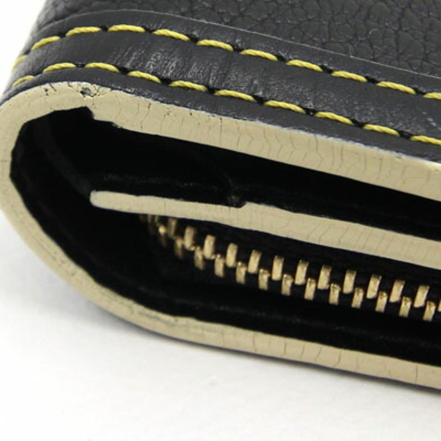 Louis Vuitton Bifold Wallet Suhari Zip M91828 Noir Women's LOUIS VUITTON