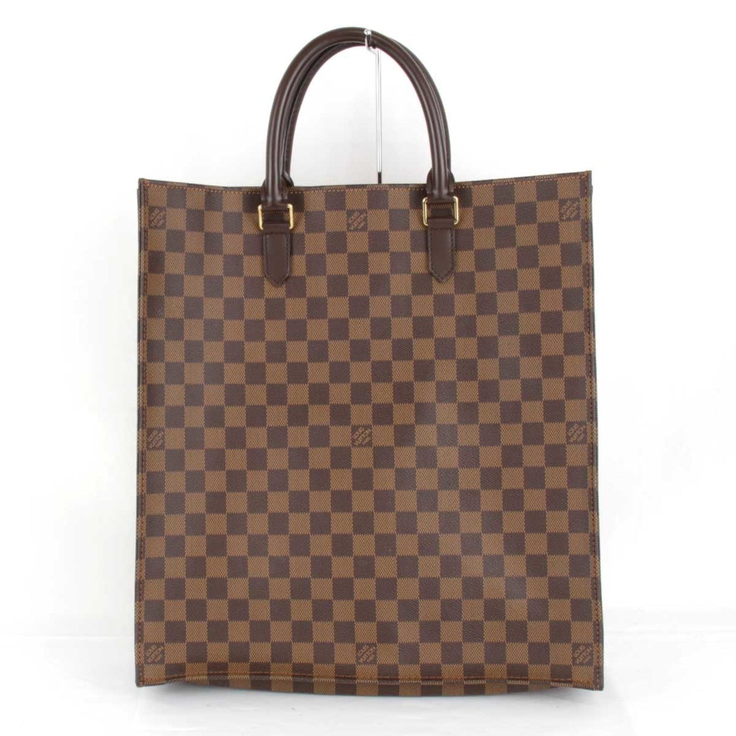 LOUIS VUITTON Damier Sac Pla N51140 Handbag PVC Coated Canvas Ebene Women's