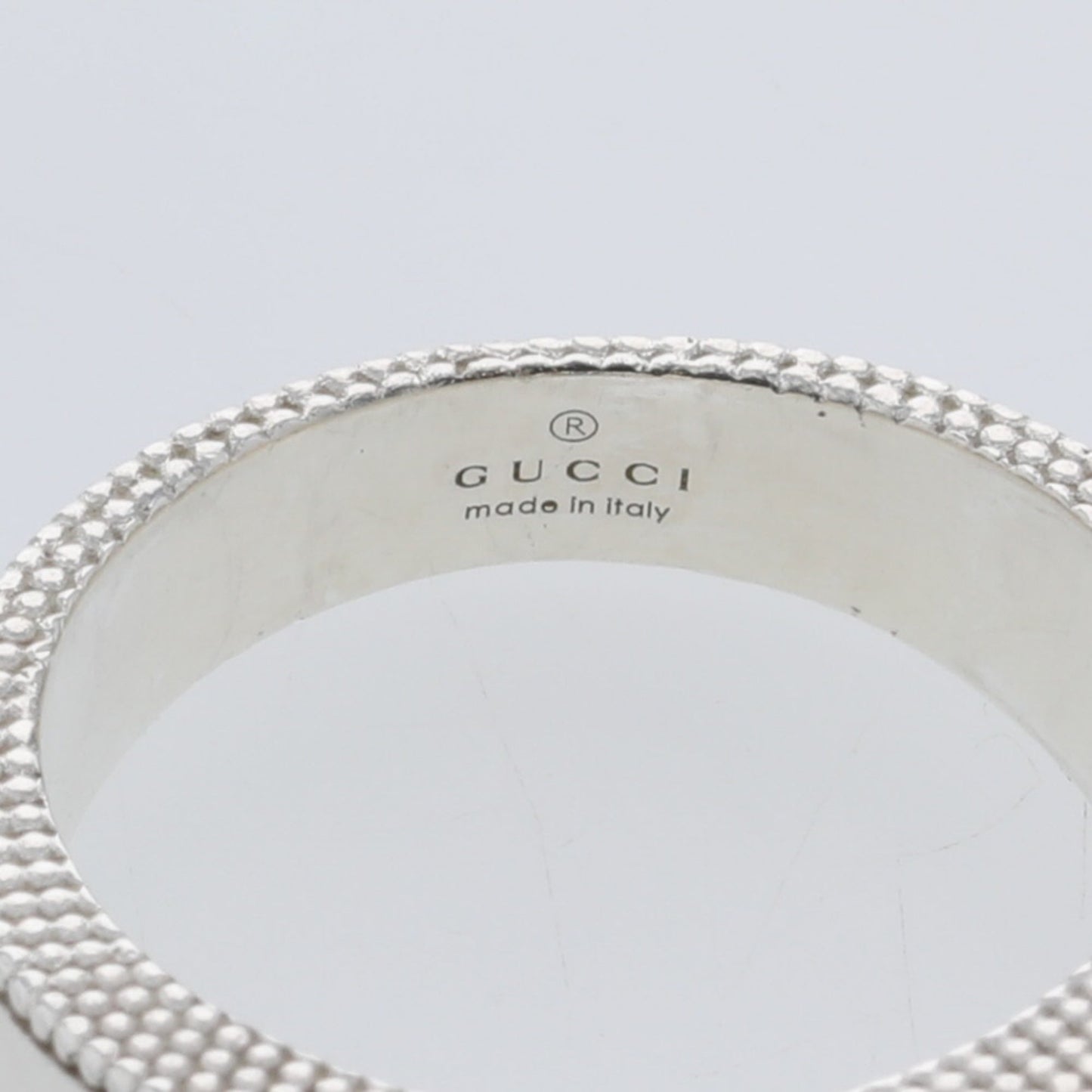 Gucci Ring Interlocking G Silver 925 No. 11 Ladies GUCCI