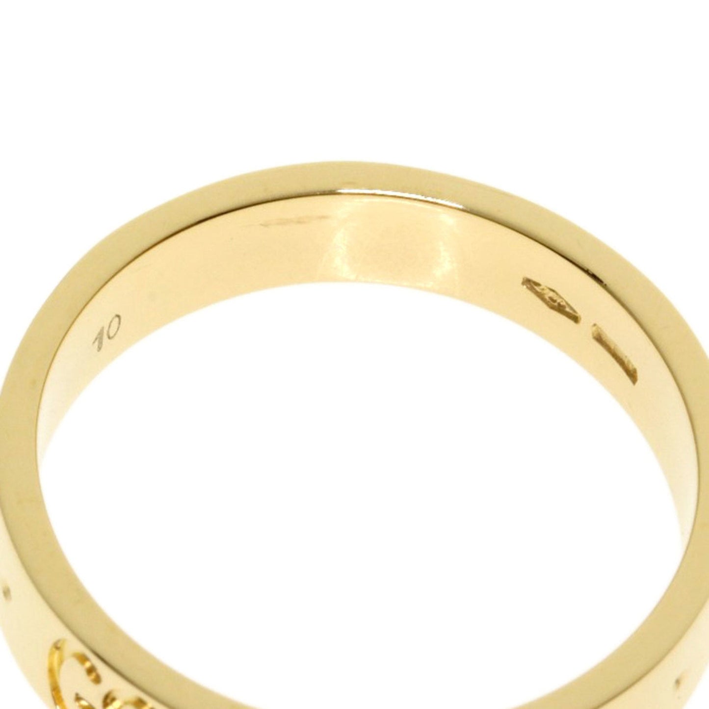Gucci Icon # 10 Ring / K18 Yellow Gold Ladies GUCCI