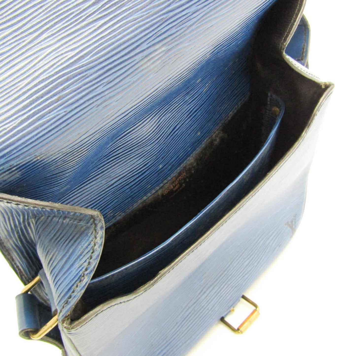 LOUIS VUITTON Epi Cartouchiere M52245 Women's Shoulder Bag Toledo Blue