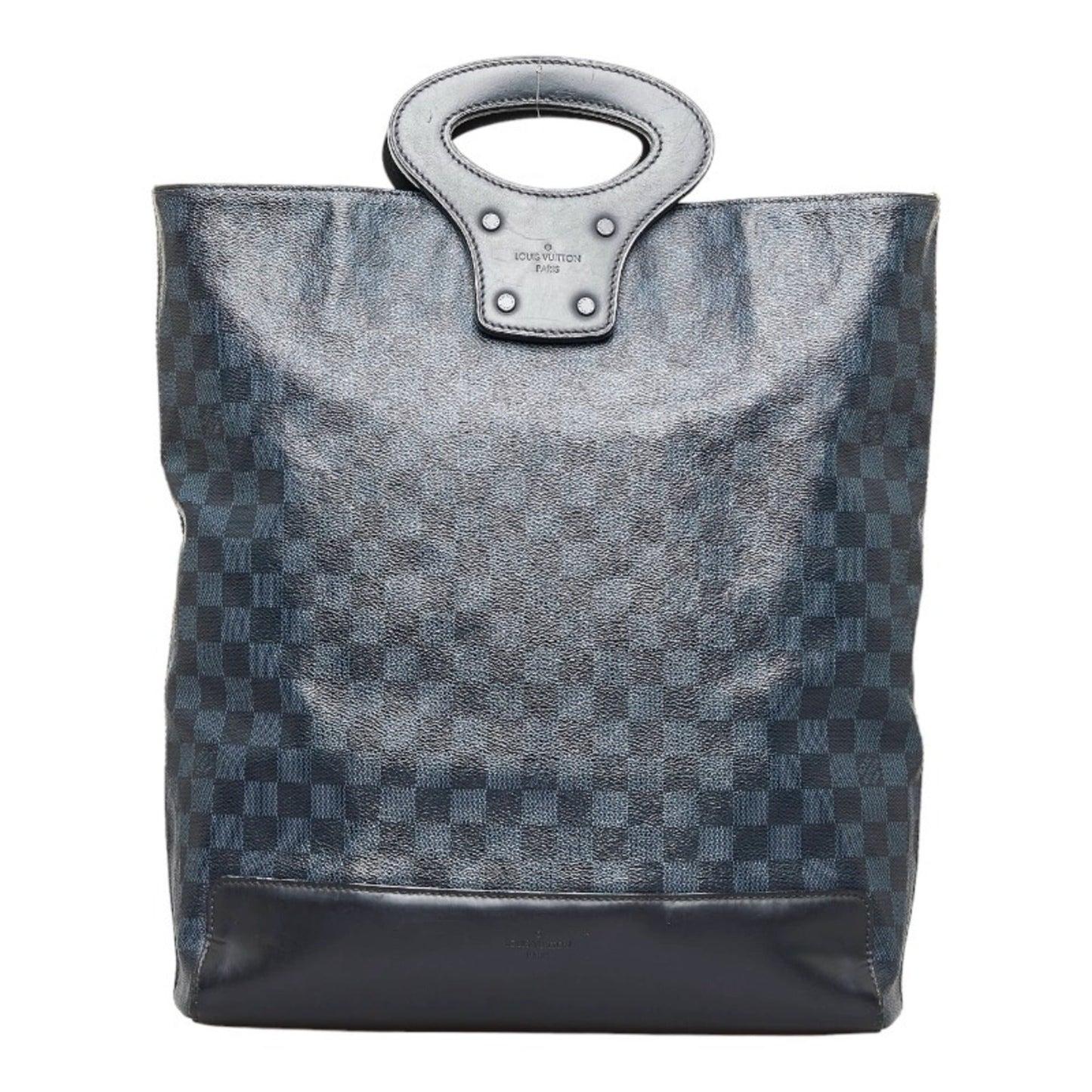 LOUIS VUITTON Damier Cobalt Tote NS Handbag Shoulder Bag N51100 Navy PVC Leather Women's