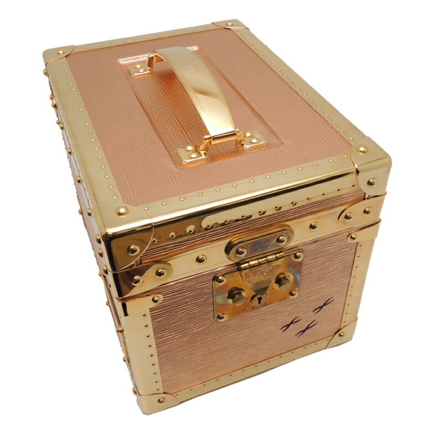 Louis Vuitton Epi Bowat Fracon Ladies Trunk Pink Gold