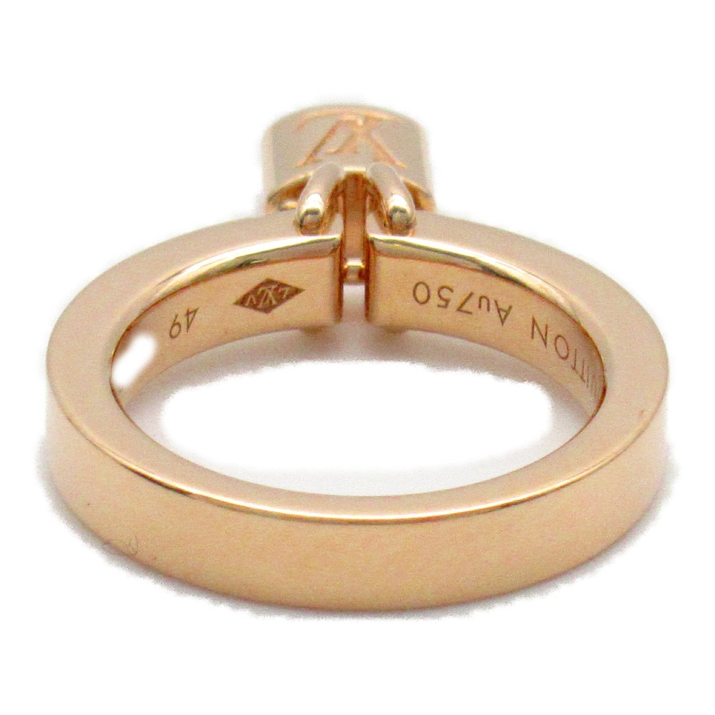 LOUIS VUITTON Bar Lock It Ring PM Ring Gold K18PG[Rose Gold] Gold